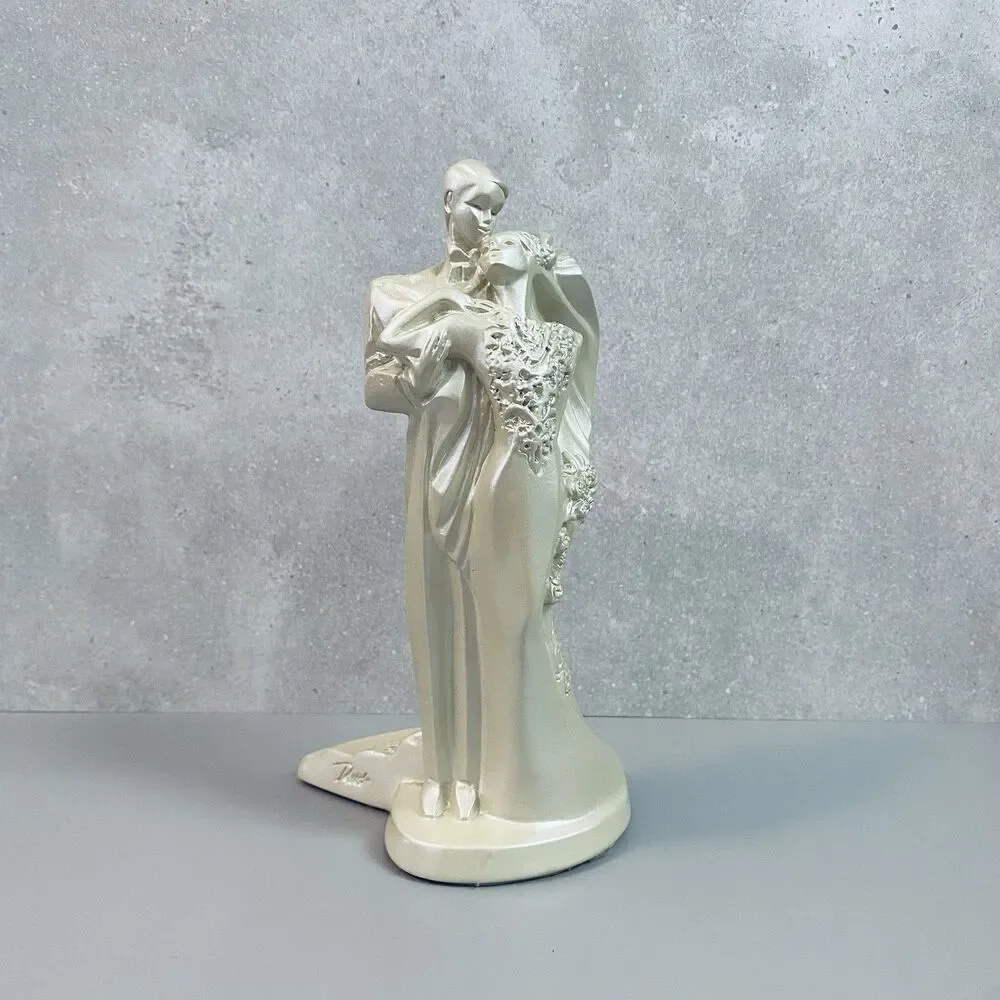 1990's Daniel Austin Pearlized 'Our Day' Wedding Figurine Statue